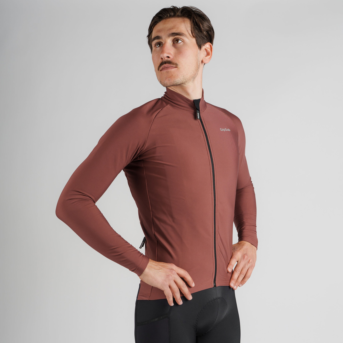 GripGrab PACR Thermal Men's Jersey | Dark Red