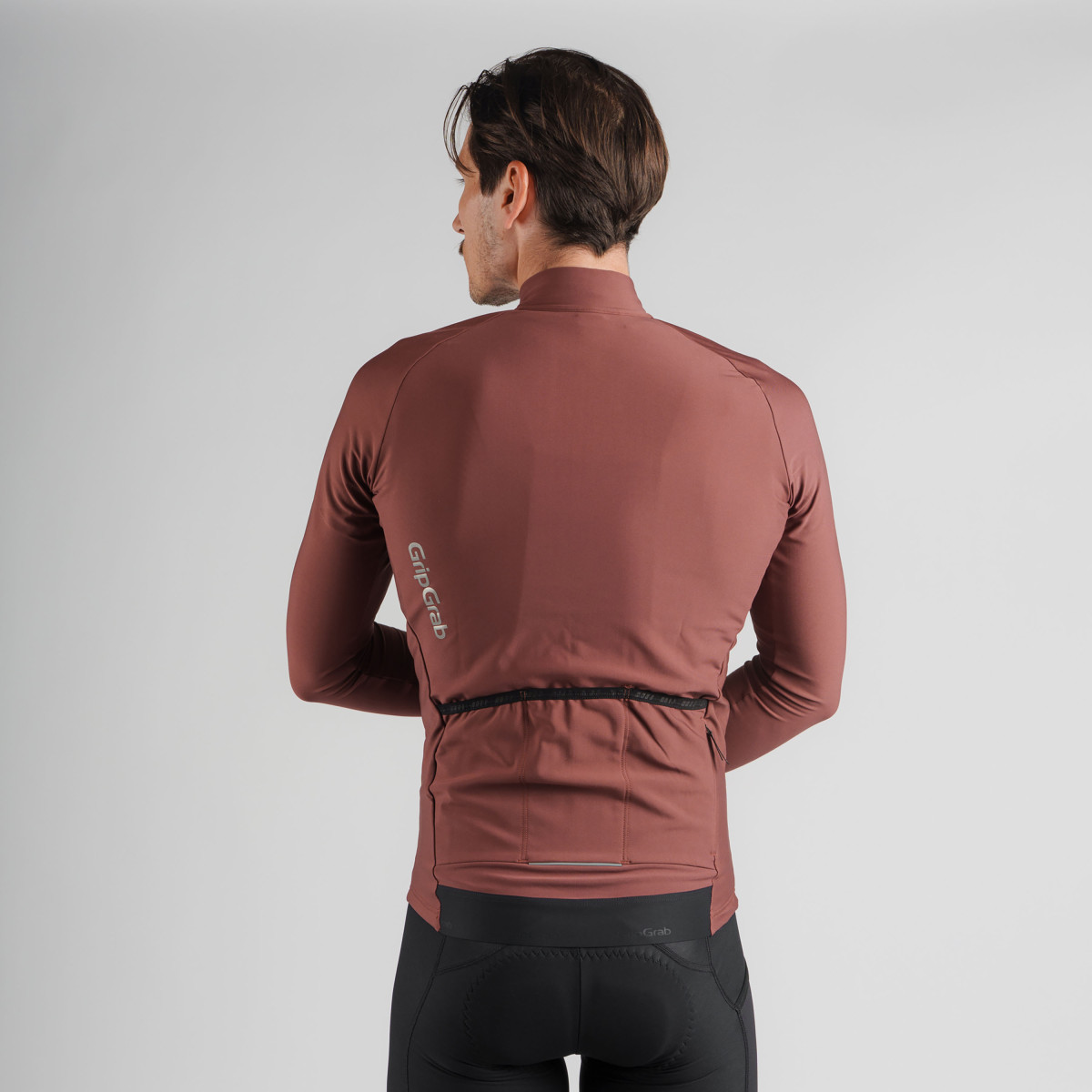 GripGrab PACR Thermal Men's Jersey | Dark Red