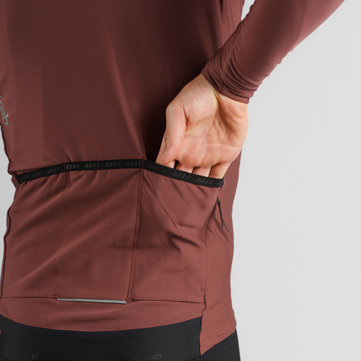 GripGrab PACR Thermal Men's Jersey | Dark Red