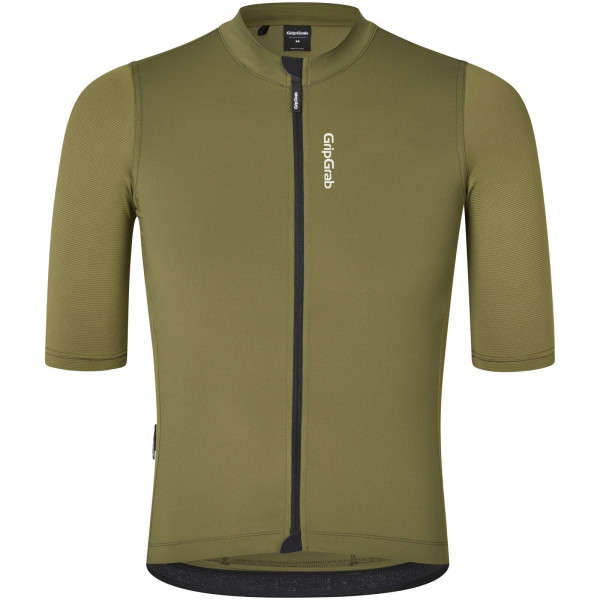 GripGrab Ride vyriški marškinėliai | Olive Green