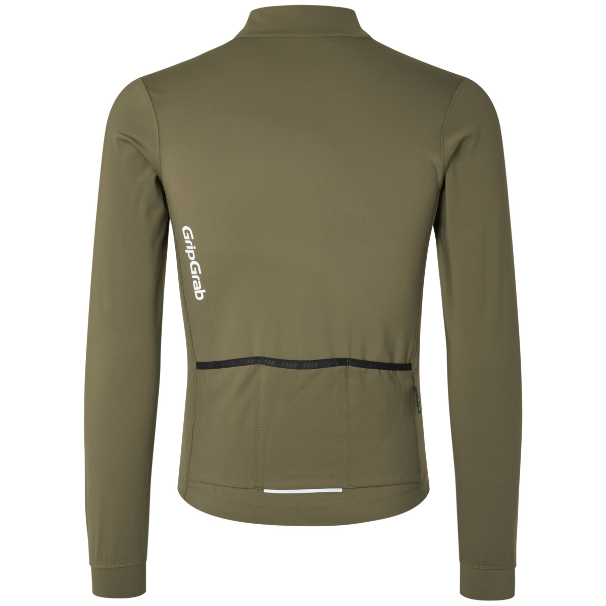 GripGrab Ride Thermal Men's Long Sleeve Jersey | Olive Green