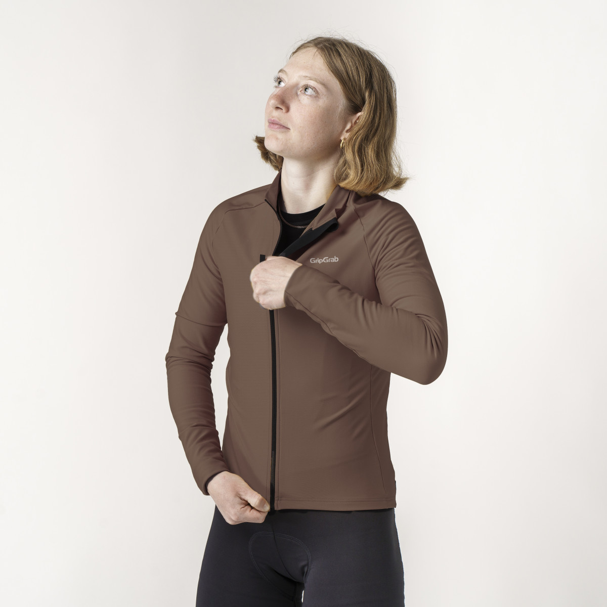 GripGrab PACR Thermal moteriški marškinėliai | Brown