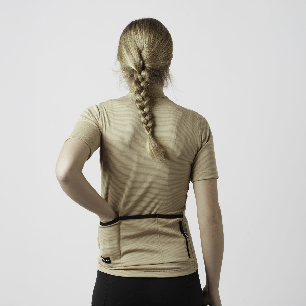 GripGrab EXPLR Merinotech moteriški marškinėliai | Olive Green