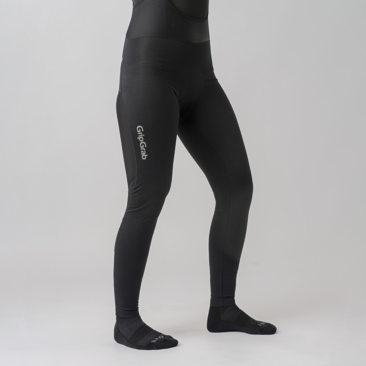 GripGrab PACR Water-Resistant Women's Bib Tights | Black