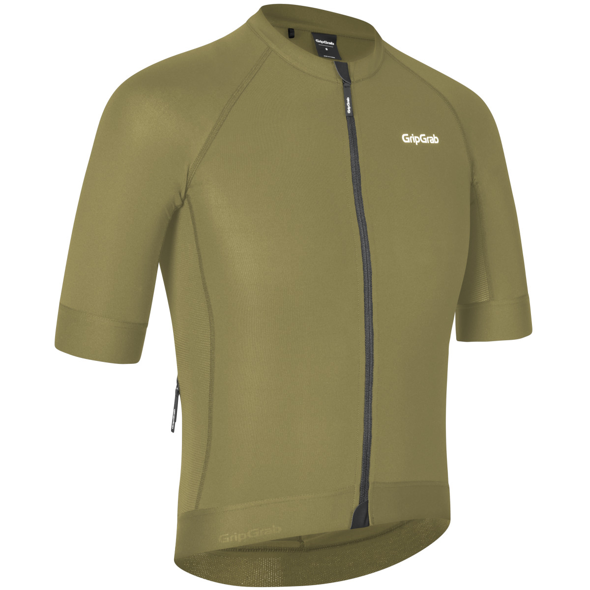 GripGrab PACR vyriški marškinėliai | Olive Green