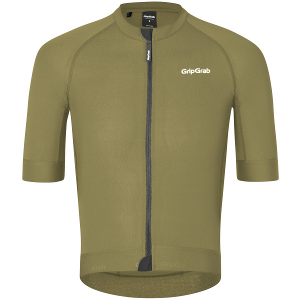 GripGrab PACR vyriški marškinėliai | Olive Green