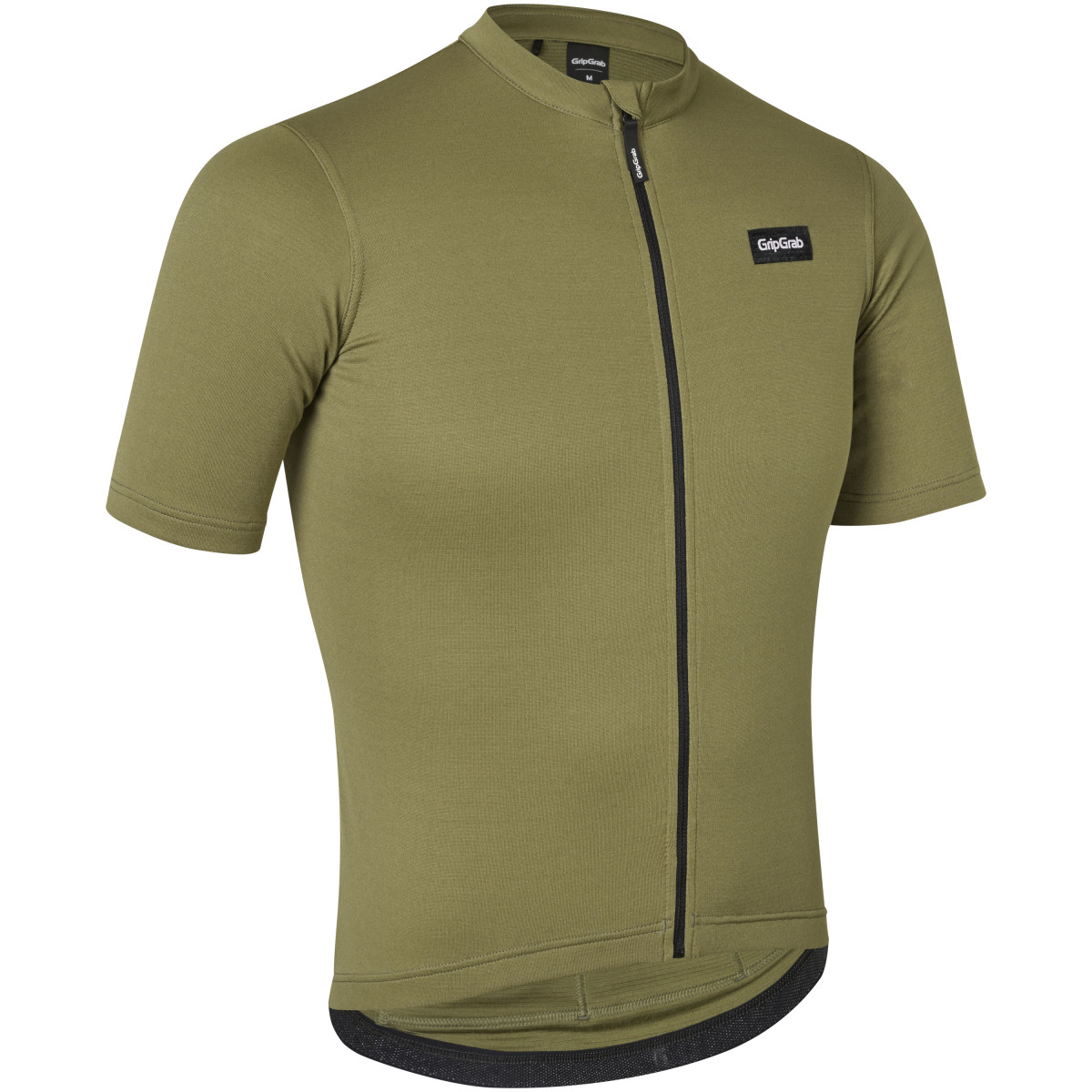 GripGrab EXPLR Merinotech vyriški marškinėliai | Olive Green