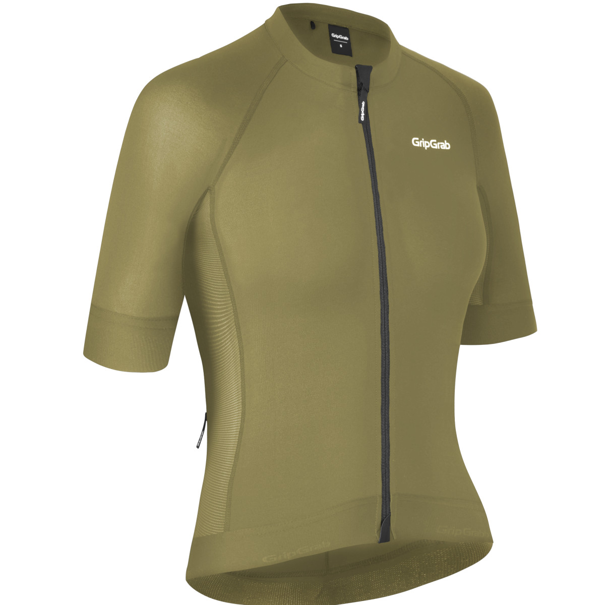 GripGrab PACR moteriški marškinėliai | Olive Green