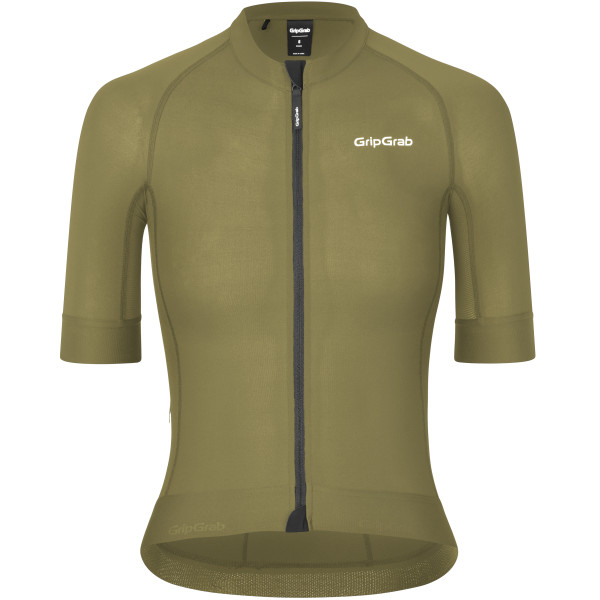 GripGrab PACR moteriški marškinėliai | Olive Green