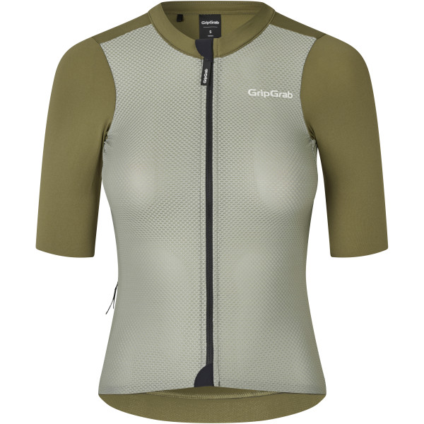 GripGrab Airflow Lightweight moteriški marškinėliai | Olive Green