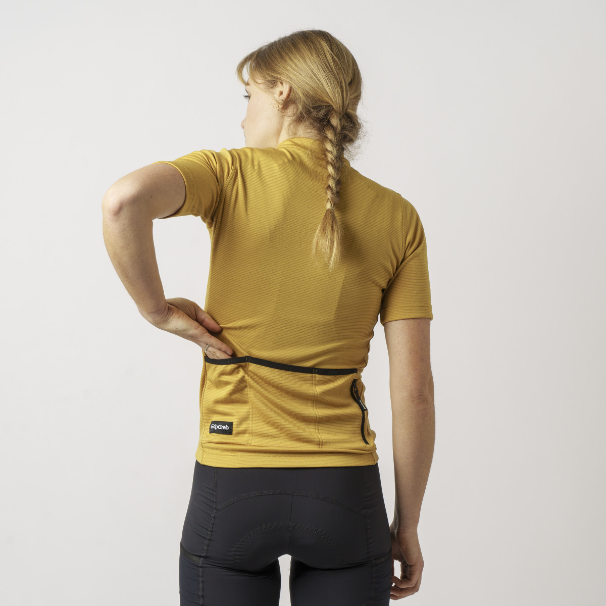 GripGrab EXPLR Merinotech Women's Jersey | Mustard Yellow