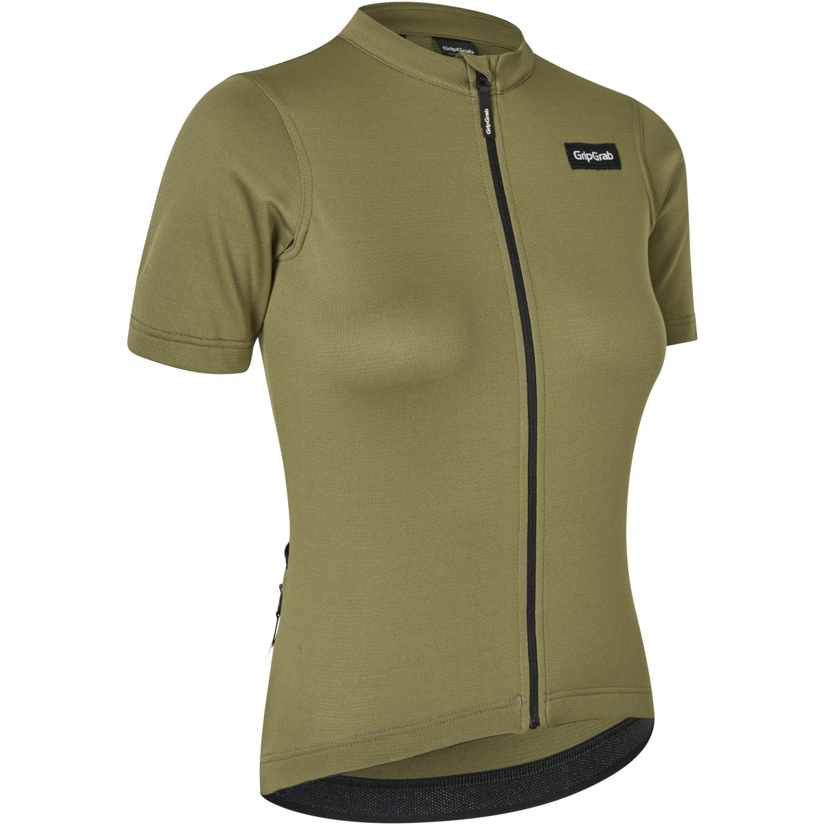 GripGrab EXPLR Merinotech moteriški marškinėliai | Olive Green