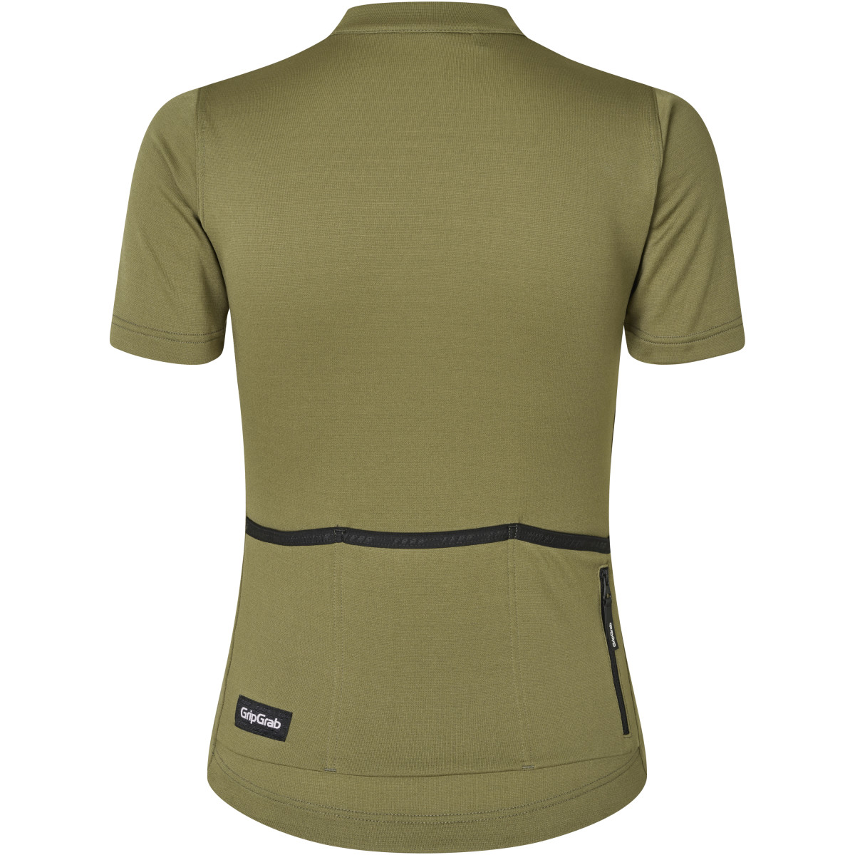 GripGrab EXPLR Merinotech moteriški marškinėliai | Olive Green