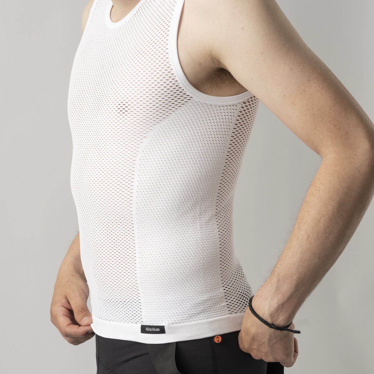 GripGrab PACR Spring-Autumn Sleeveless Base Layer | White