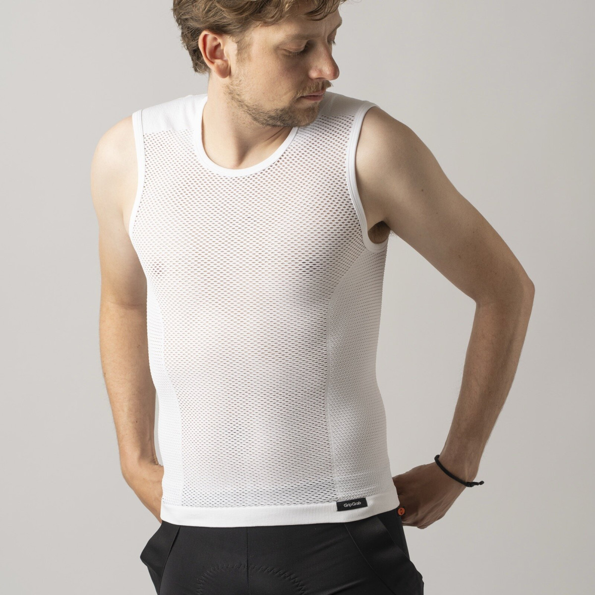 GripGrab PACR Spring-Autumn Sleeveless Base Layer | White