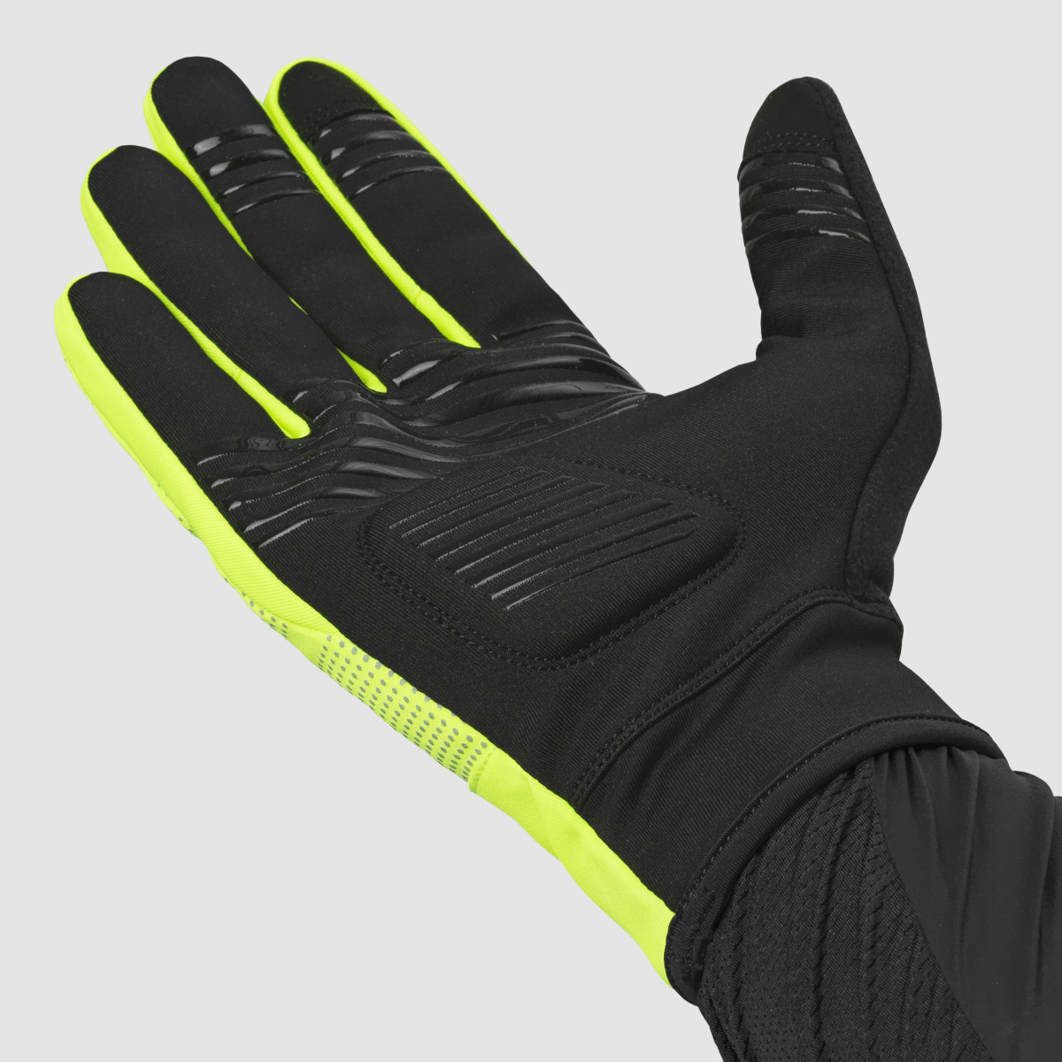 GripGrab Ride 2 Windproof Spring-Autumn Gloves | Yellow Hi-Vis