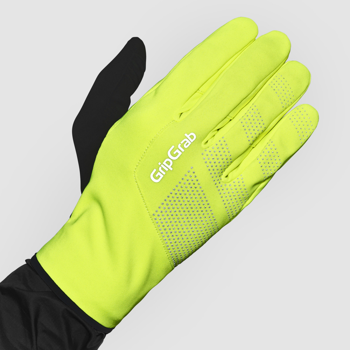 GripGrab Ride 2 Windproof Spring-Autumn Gloves | Yellow Hi-Vis