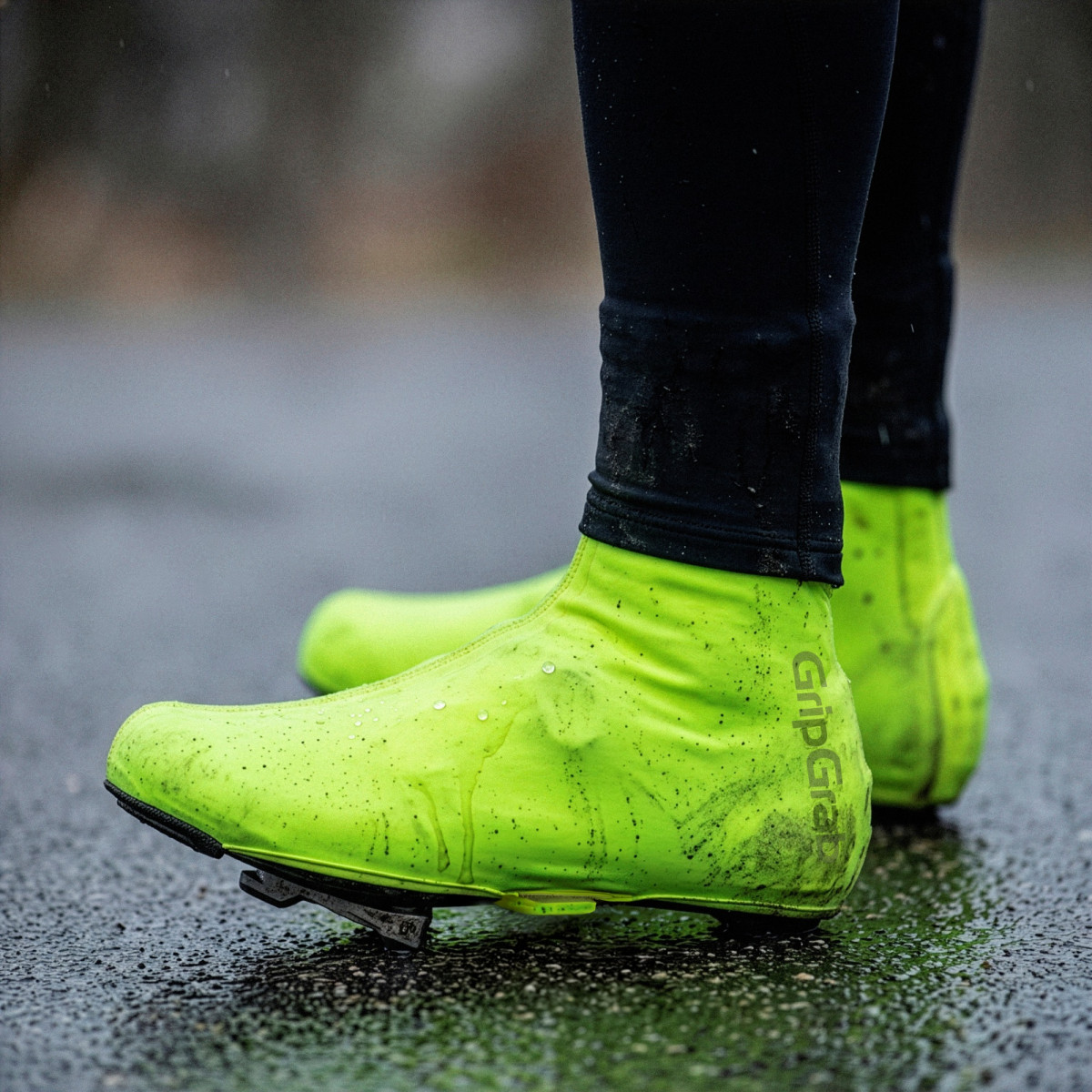 GripGrab RIDE 2 Waterproof Road antbačiai | Yellow Hi-Vis