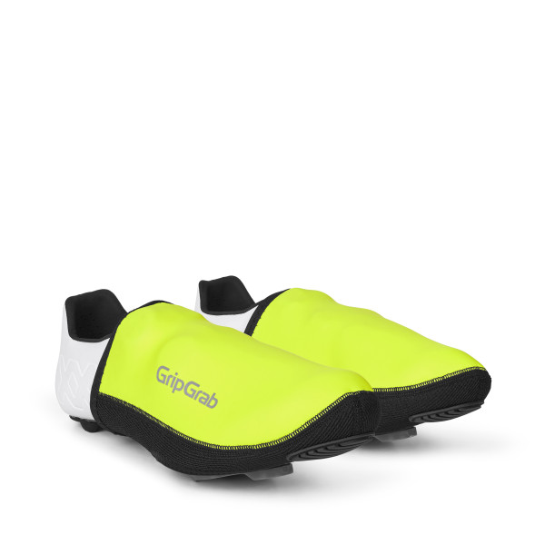 GripGrab PACR Windproof Shoes Covers | Yellow Hi-Vis