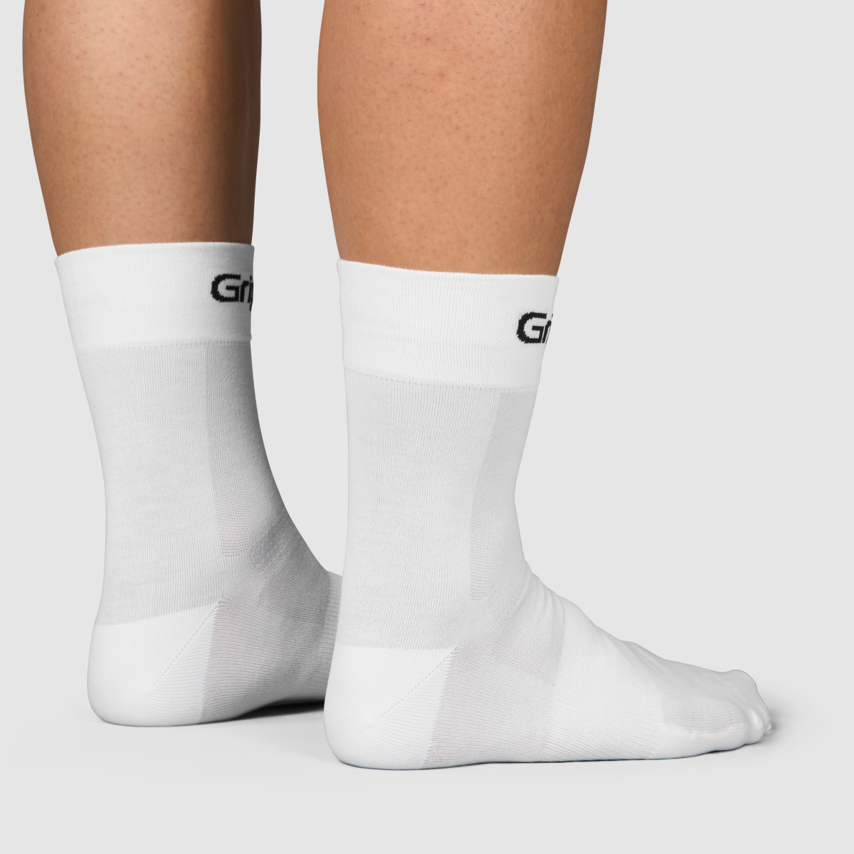 GripGrab RIDE Regular Cut Socks | White