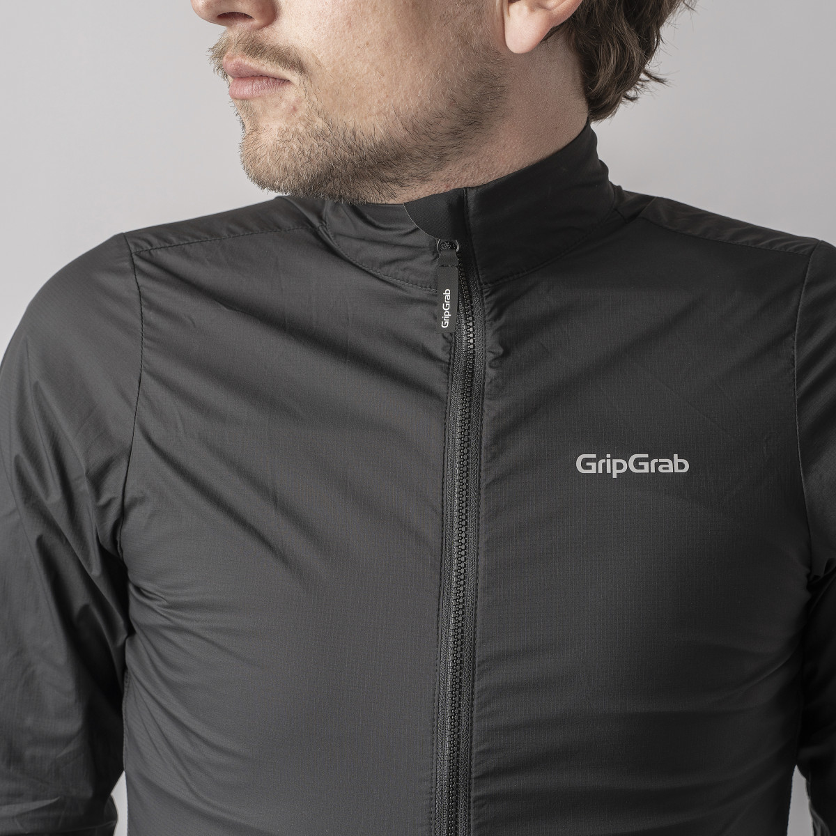 GripGrab PACR Windproof Lightweight Men's Jacket | Black