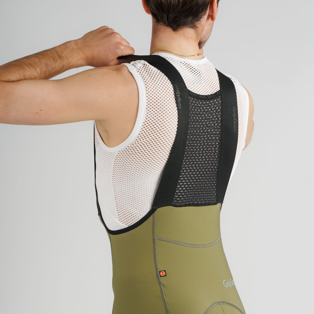 GripGrab PACR Thermal Men's Bib Tights | Olive Green