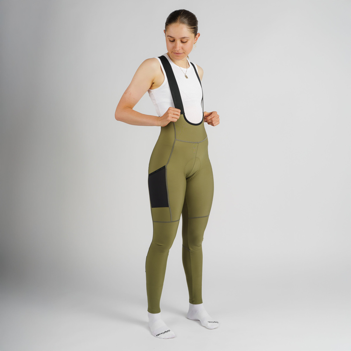 GripGrab PACR Thermal Women's Bib Tights | Black