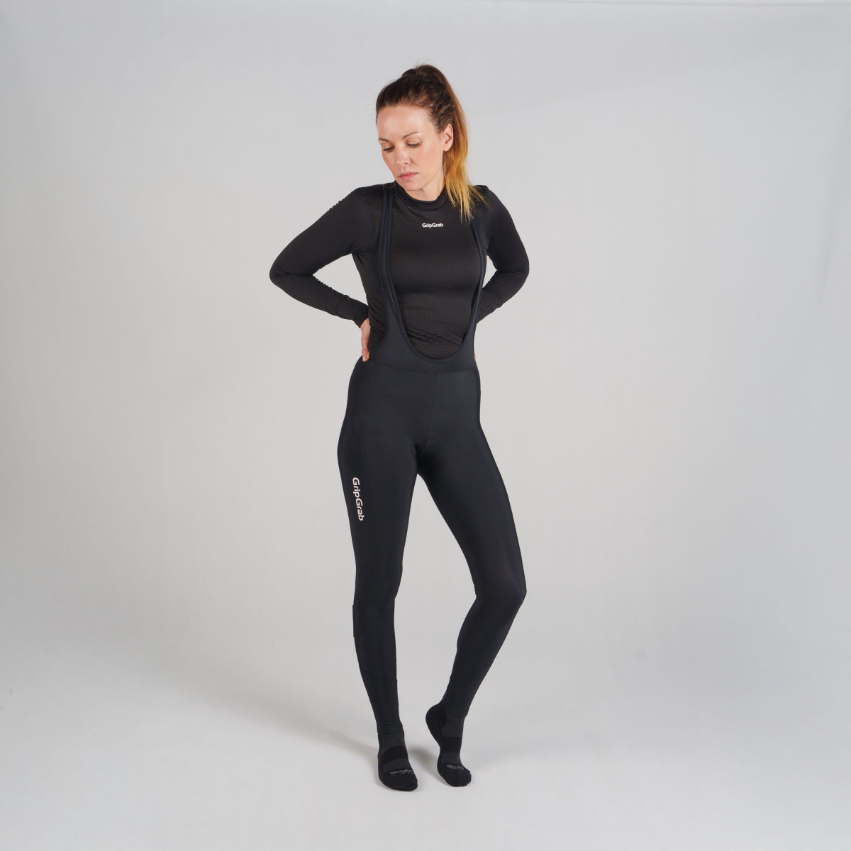 GripGrab Ride Thermal Women's Bib Tights | Black