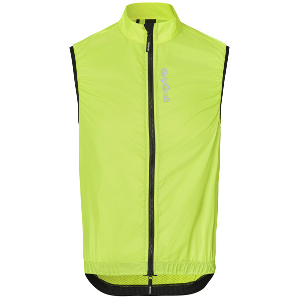 GripGrab RIDE Windproof vyriška liemenė | Yellow Hi-Vis