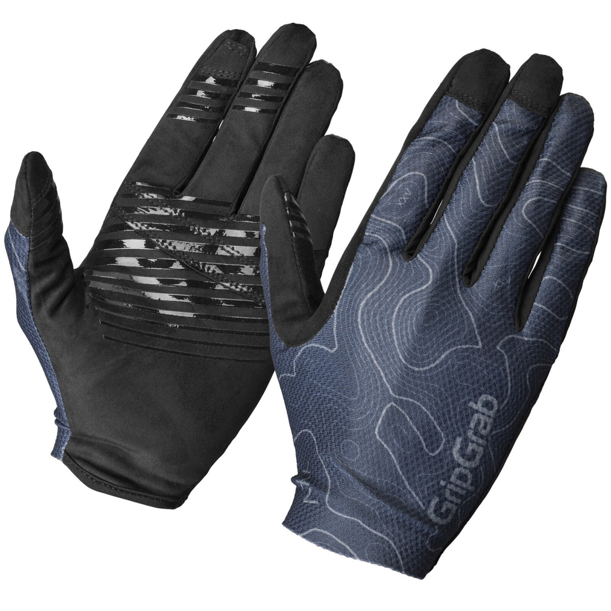 GripGrab Rebel Full Finger pirštinės | Navy Blue