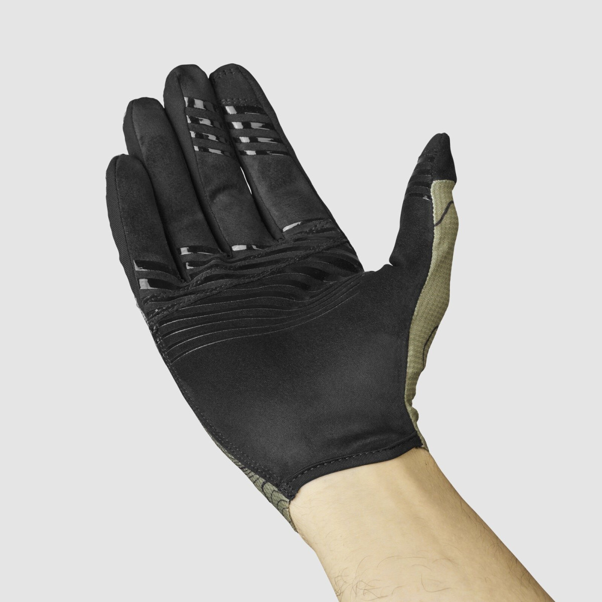 GripGrab Rebel Full Finger Gloves | Olive Green