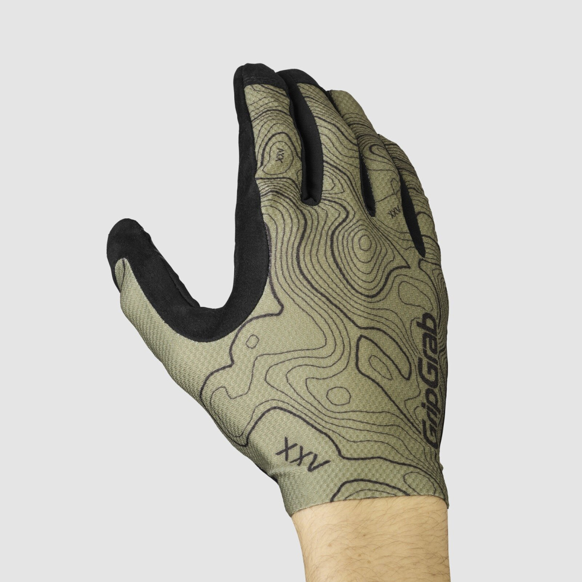 GripGrab Rebel Full Finger Gloves | Olive Green