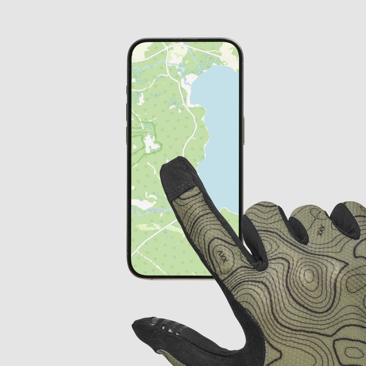 GripGrab Rebel Full Finger Gloves | Olive Green