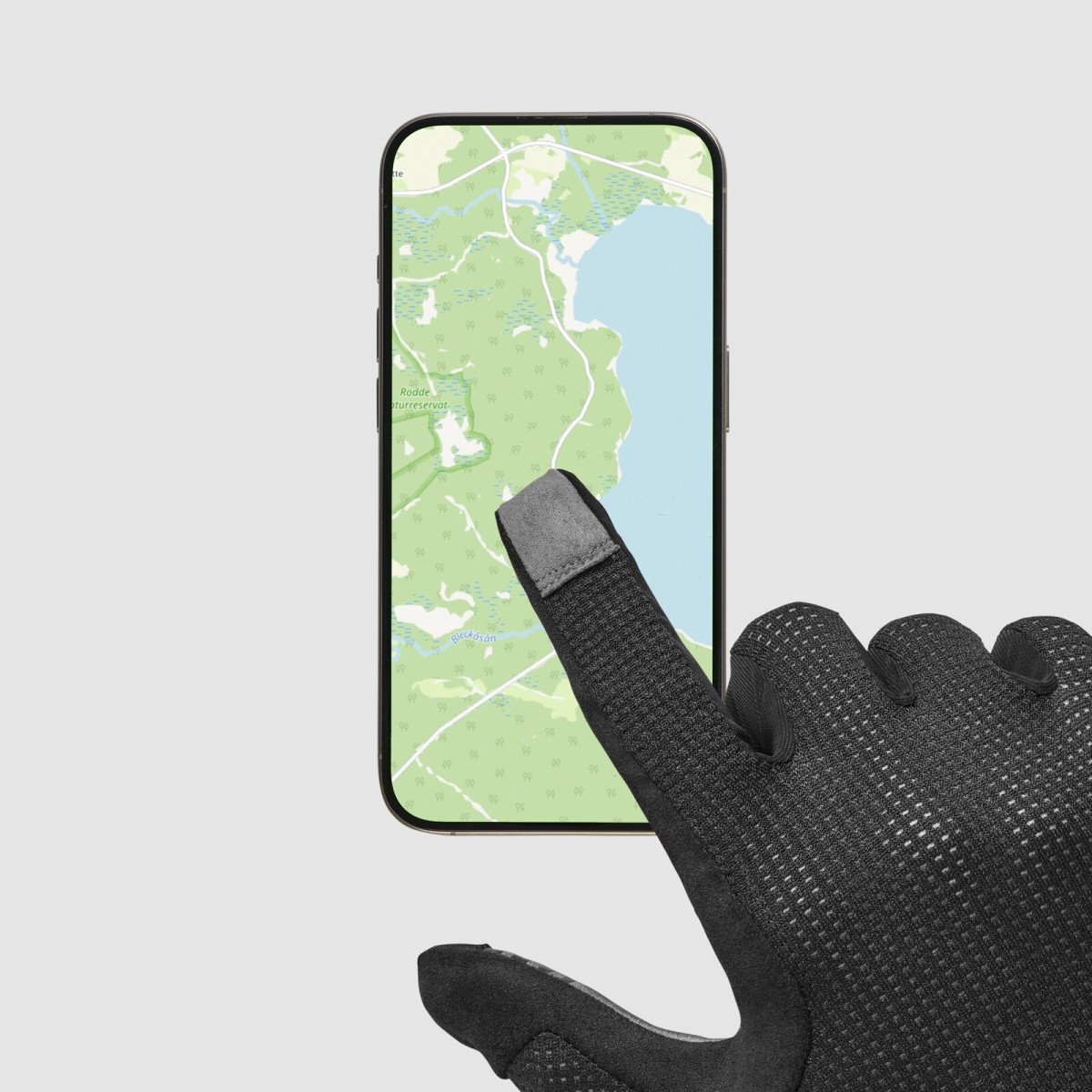 GripGrab PACR InsideGrip™ Full Finger pirštinės | Black