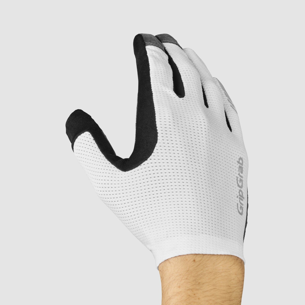 GripGrab PACR InsideGrip™ Full Finger pirštinės | White