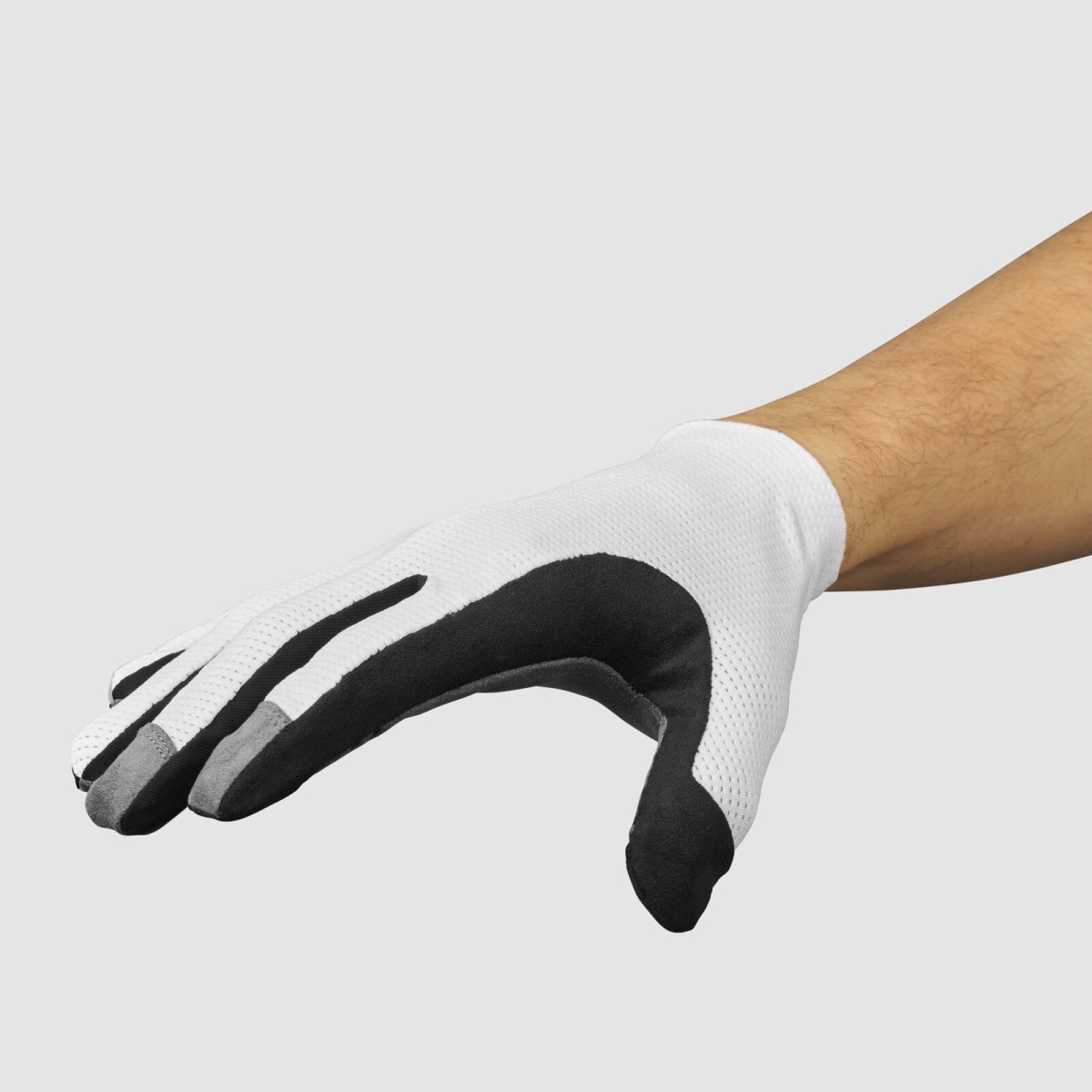 GripGrab PACR InsideGrip™ Full Finger pirštinės | White