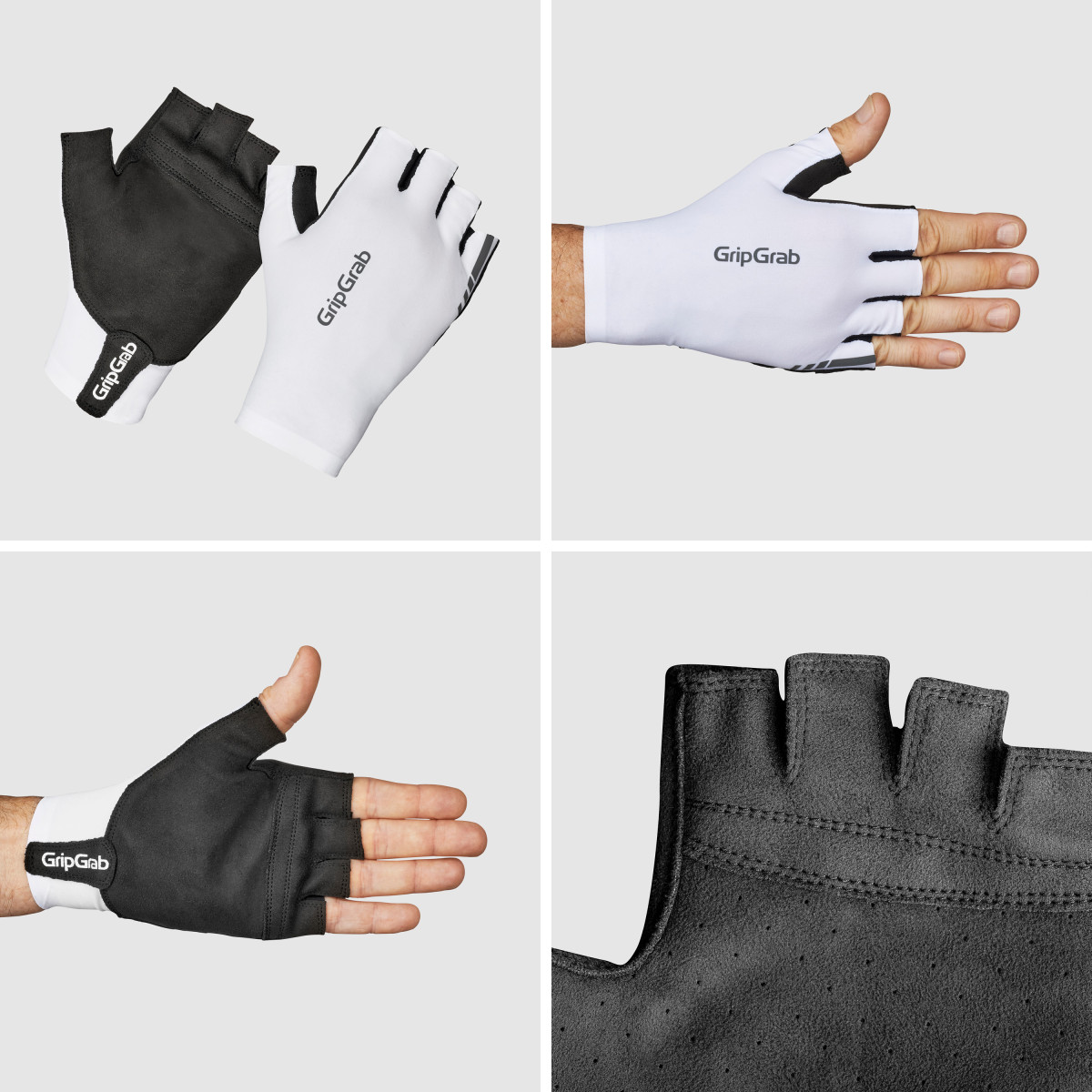 GripGrab Faststream Aero pirštinės | White
