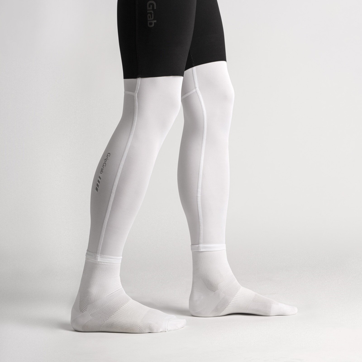 GripGrab UPF 50+ UV Protect Leg Sleeves | White