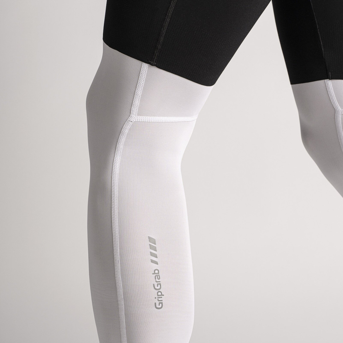 GripGrab UPF 50+ UV Protect Leg Sleeves | White