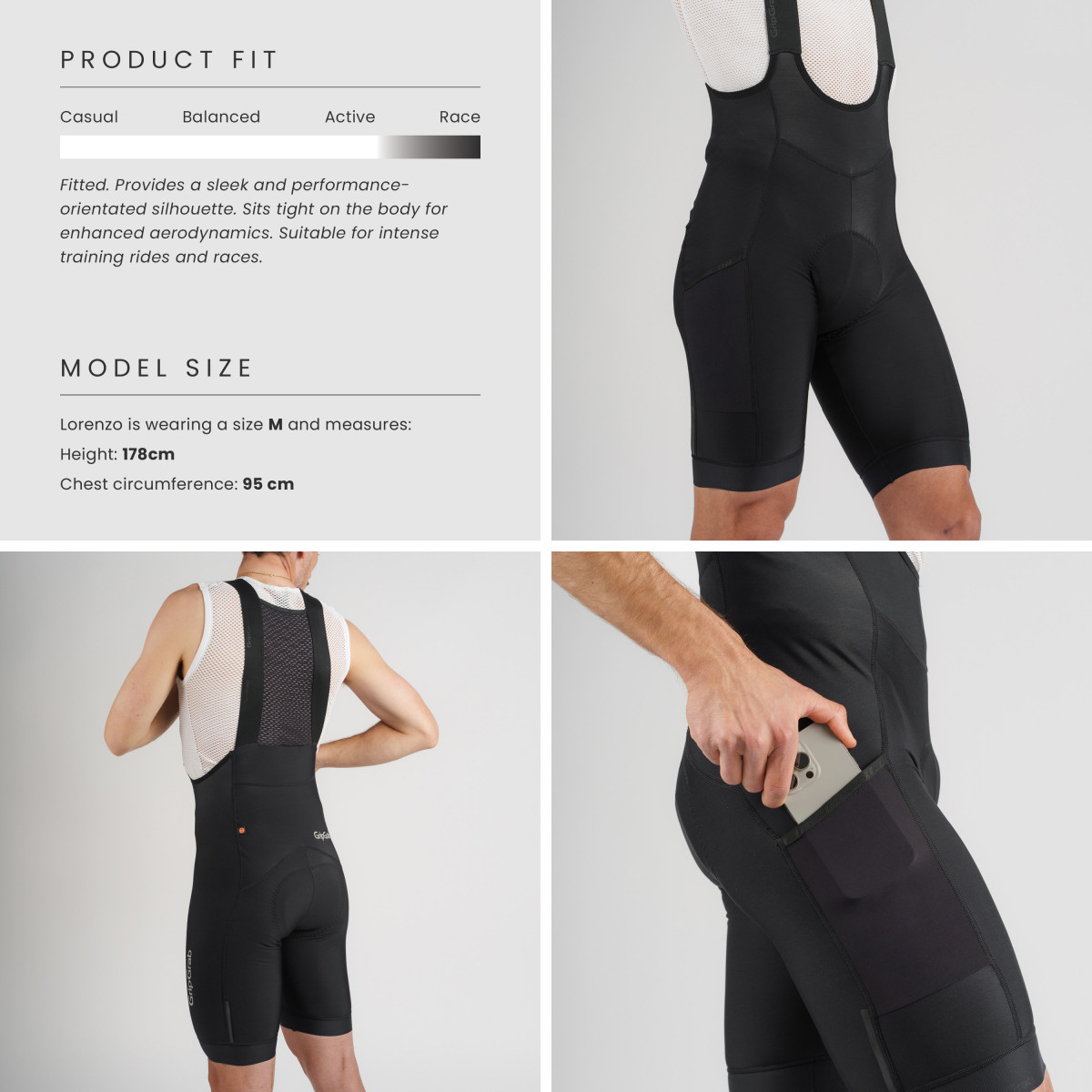 GripGrab PACR Thermal Men's Shorts | Black