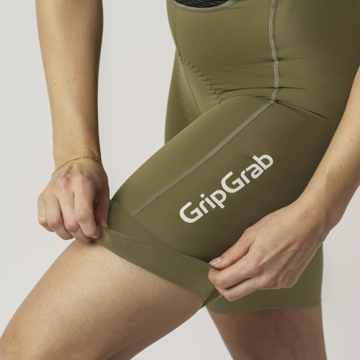 GripGrab PACR Women's Shorts | Olive Green