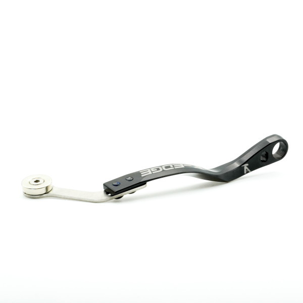 K-EDGE PRO Road Braze-on Chain Catcher with Universal Power Meter Magnet | Black