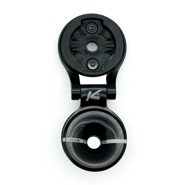K-EDGE Garmin Race Adjustable Stem Mount + Top Cap | Black