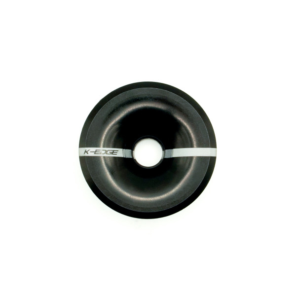 K-EDGE Race Ultralight Top Cap dangtelis | Black