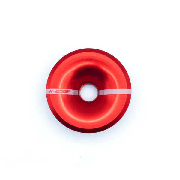 K-EDGE Race Ultralight Top Cap dangtelis | Red