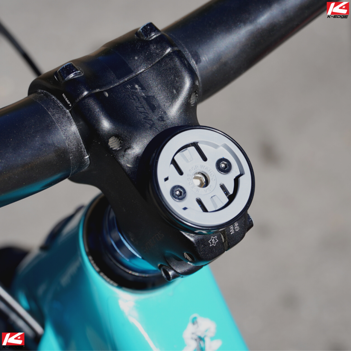 K-EDGE Wahoo Gravity Cap Stem Mount | Black K-EDGE Wahoo Gravity Cap Stem Mount | Black