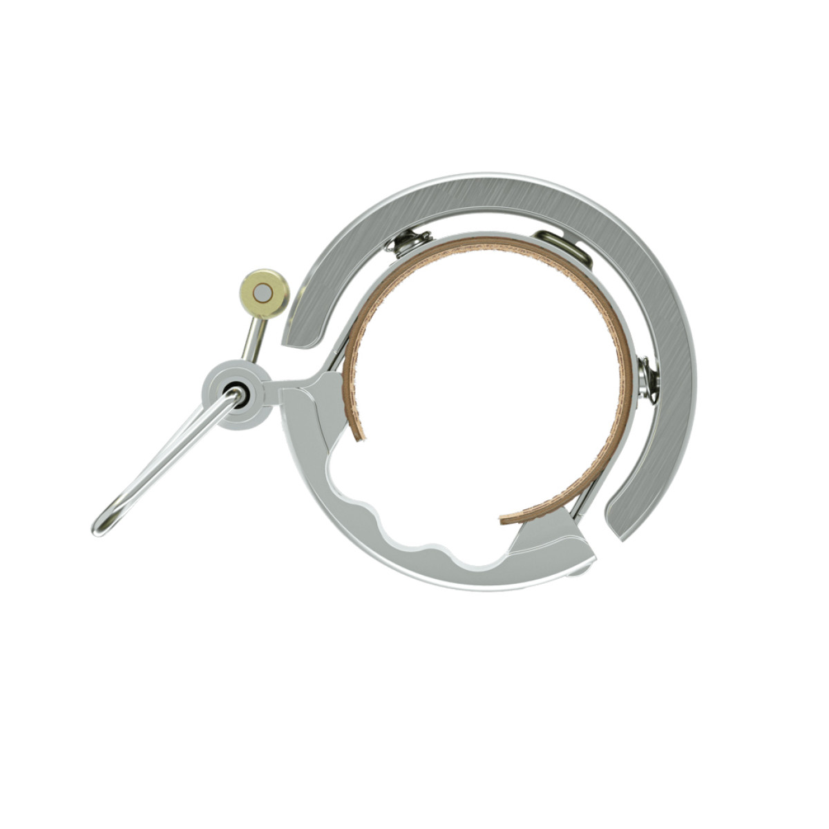 Knog Oi Luxe Large skambutis | 23.8-31.8 mm | Silver Knog Oi Luxe Large skambutis | 23.8-31.8 mm | Silver