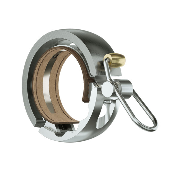 Knog Oi Luxe Large skambutis | 23.8-31.8 mm | Silver