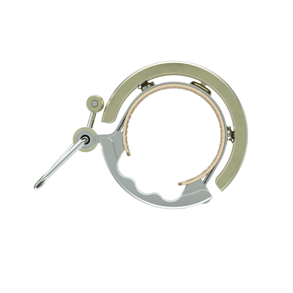 Knog Oi Luxe Large skambutis | 23.8-31.8 mm | Brass Knog Oi Luxe Large skambutis | 23.8-31.8 mm | Brass