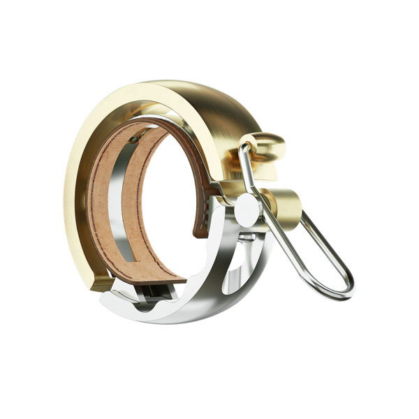 Knog Oi Luxe Large skambutis | 23.8-31.8 mm | Brass